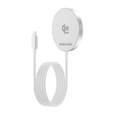 Mobile Origin Trådløs Oplader Qi2 25W - MagSafe Kompatibel - Hvid