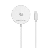 Mobile Origin Trådløs Oplader Qi2 25W - MagSafe Kompatibel - Hvid