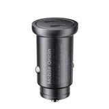 Mobile Origin Hurtig Biloplader 30W med 2x USB-C - Sort