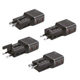 Mobile Origin PW26 Rejseadapter 45W EU / US / UK / AU - Sort
