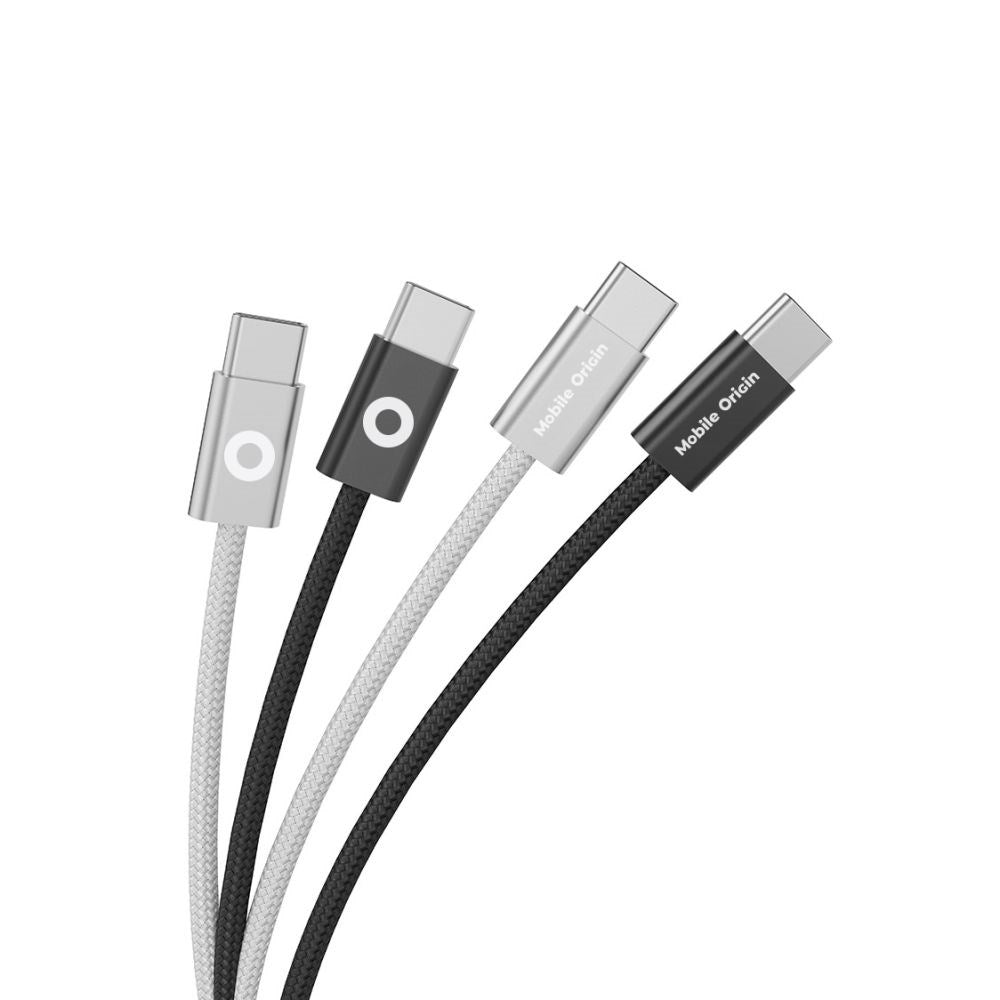 Mobile Origin UltraSlim Kabel - USB-C til USB-C - 60W - 1m - Hvid