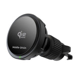 Mobile Origin Trådløs Biloplader 25W til Ventilationsanlæg - MagSafe Kompatibel - Sort