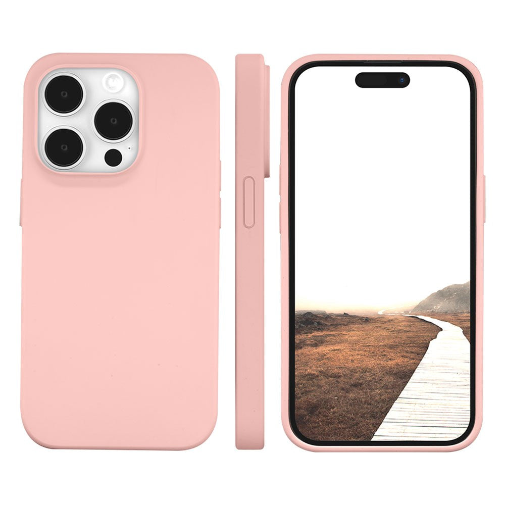 dbramante1928 iPhone 15 Pro Monaco Bagside Cover - 100% Genbrugsplast - MagSafe Kompatibel - Pink Sand