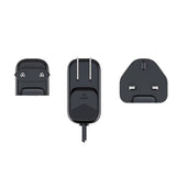Mobile Origin 6-i-1 Rejseadapter m. 3x USB-C + 3x USB-A - EU/UK/USA - Sort
