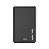 Mobile Origin 3in1 Powerbank 10000mAh med Trådløs Opladning - MagSafe Kompatibel - Sort