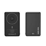 Mobile Origin 3in1 Powerbank 10000mAh med Trådløs Opladning - MagSafe Kompatibel - Sort