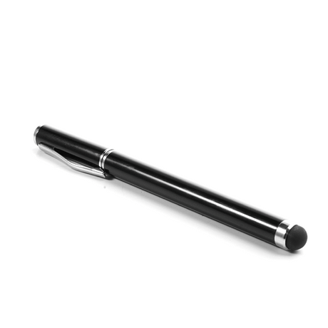 2 i 1 Stylus Pen Til Smartphones Og Tablets - Sort