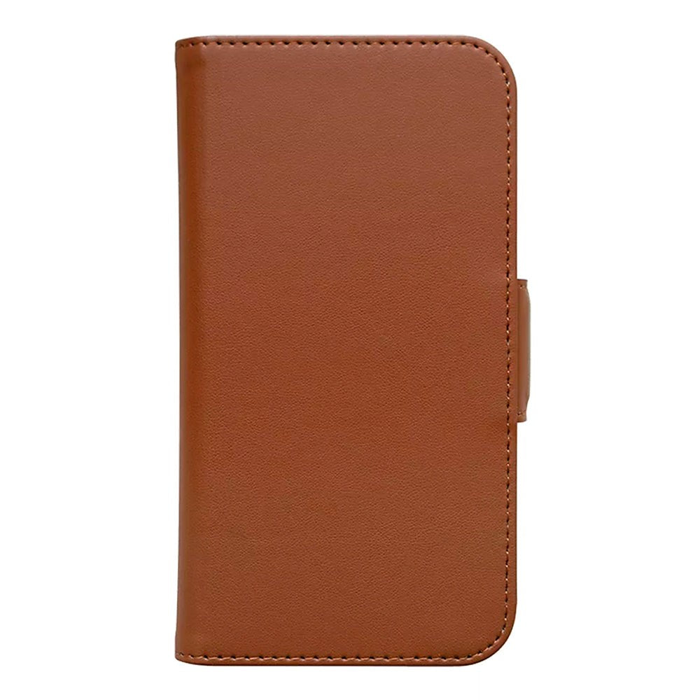 iPhone 14 Key Nordfjord Slim Wallet Læder Cover m. Pung - Brun