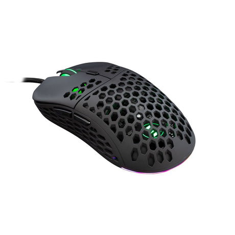 White Shark NAGINATA 6D / 16000 DPI Gaming Mus - Sort