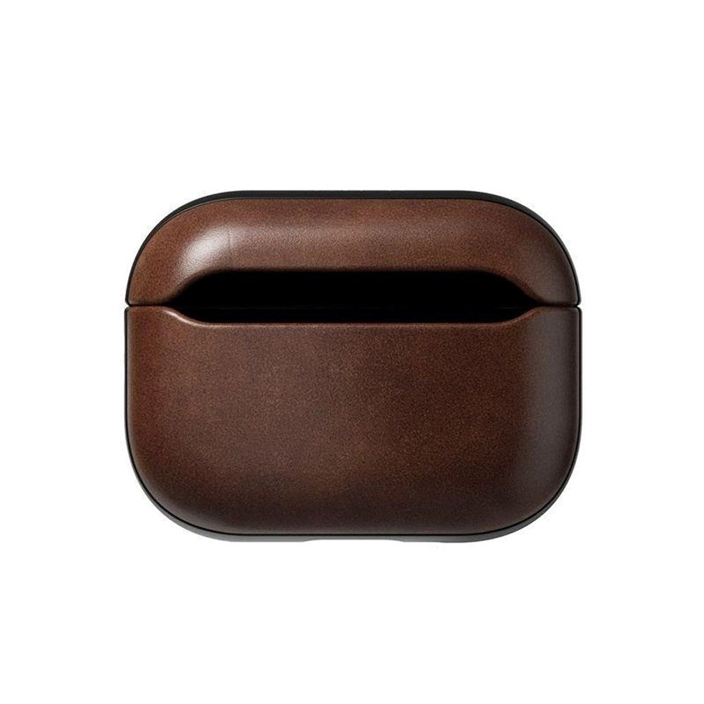 AirPods Pro (3. gen.) Nomad Modern Horween Leather Case - Brun
