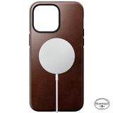 iPhone 14 Pro Max Modern Nomad Horween Leather Cover - MagSafe Kompatibel - Brun