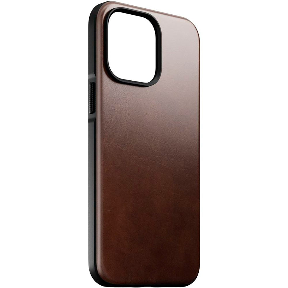 iPhone 14 Pro Max Modern Nomad Horween Leather Cover - MagSafe Kompatibel - Brun