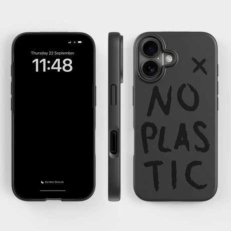 agood company  iPhone 16 PLNTPRTCT Case - Black / No Plastic