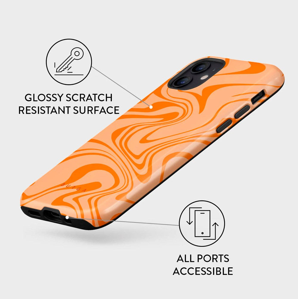 Burga iPhone 12 / 12 Pro Tough Fashion Cover - High Vibrations