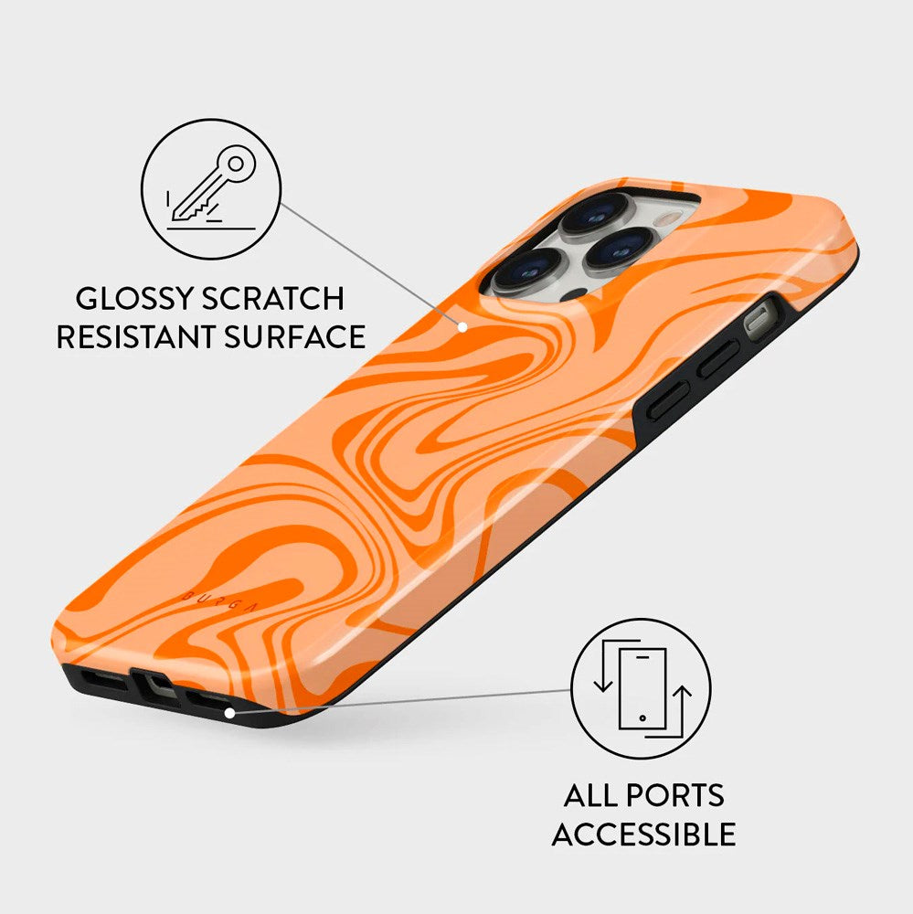 Burga iPhone 14 Pro Tough Fashion Cover - High Vibrations