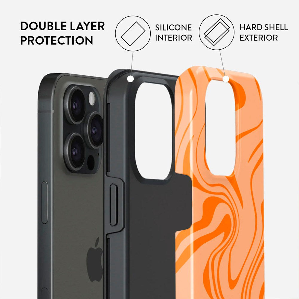 Burga iPhone 15 Pro Tough Fashion Cover - High Vibrations