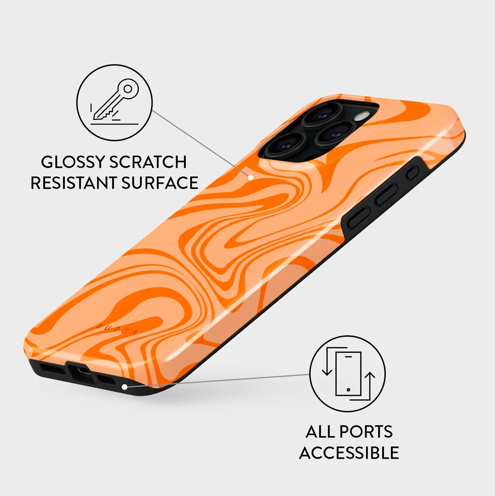 Burga iPhone 15 Pro Tough Fashion Cover - High Vibrations