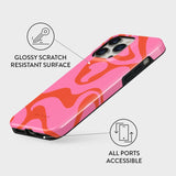 Burga iPhone 14 Pro Tough Fashion Cover - Ride the Wave