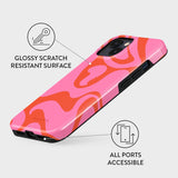 Burga iPhone 15 Tough Fashion Cover - Ride the Wave