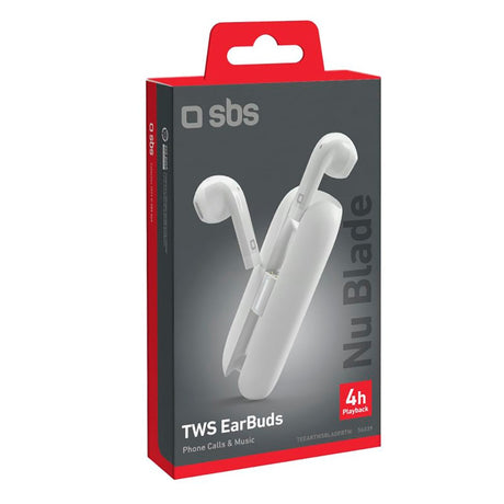 SBS Nu Blade TWS Bluetooth In-Ear Høretelefoner - Hvid