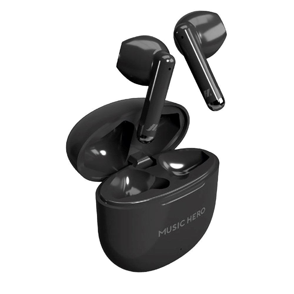 MUSIC HERO Nubox True Wireless In-Ear Høretelefoner - Sort