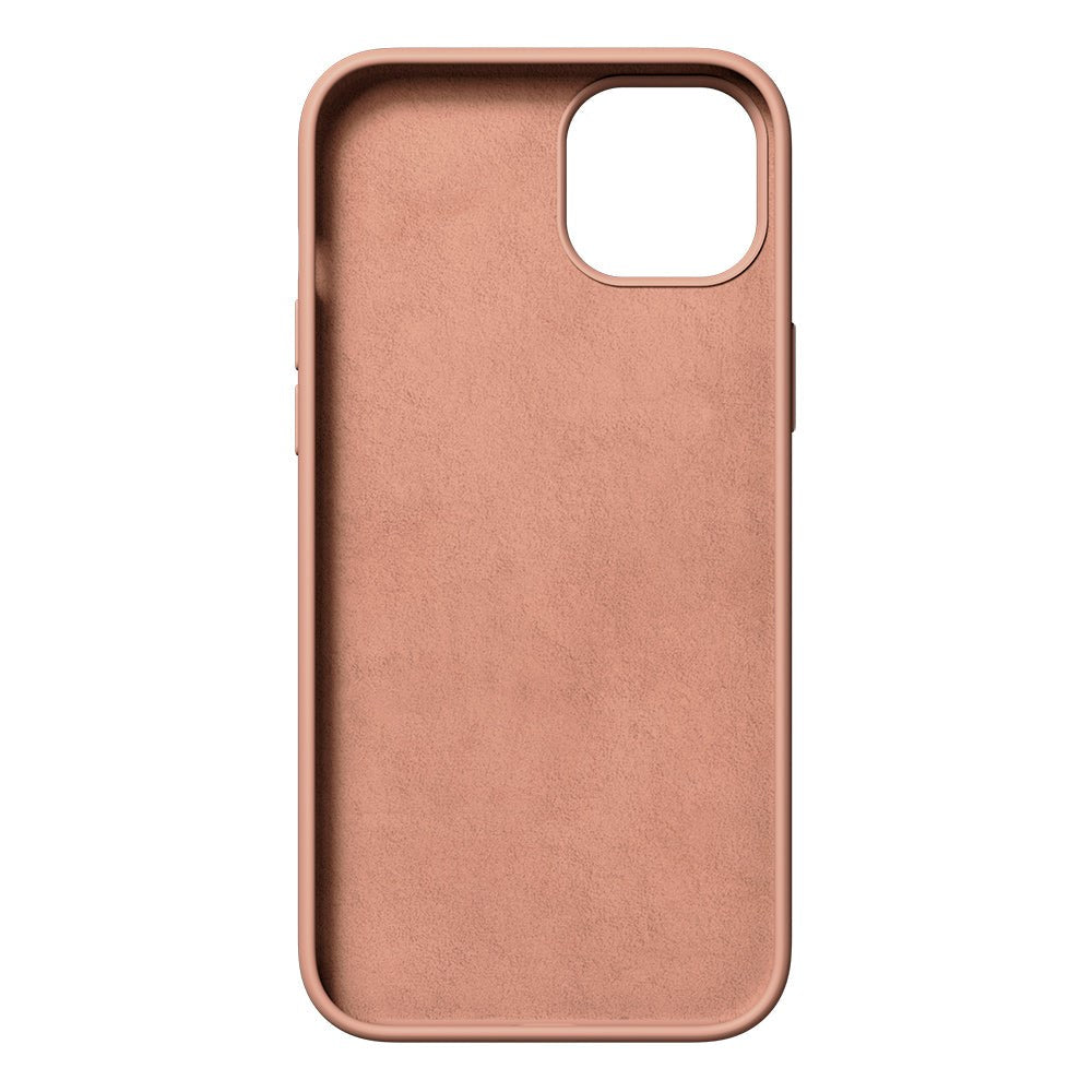 Nudient iPhone 15 Base Silicone Cover - Peach Orange