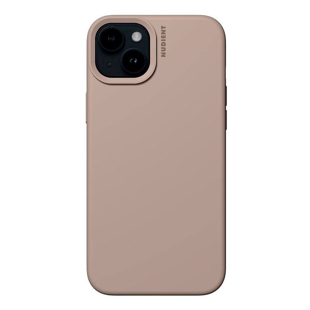 Nudient iPhone 15 Base Silicone Cover - Stone Beige