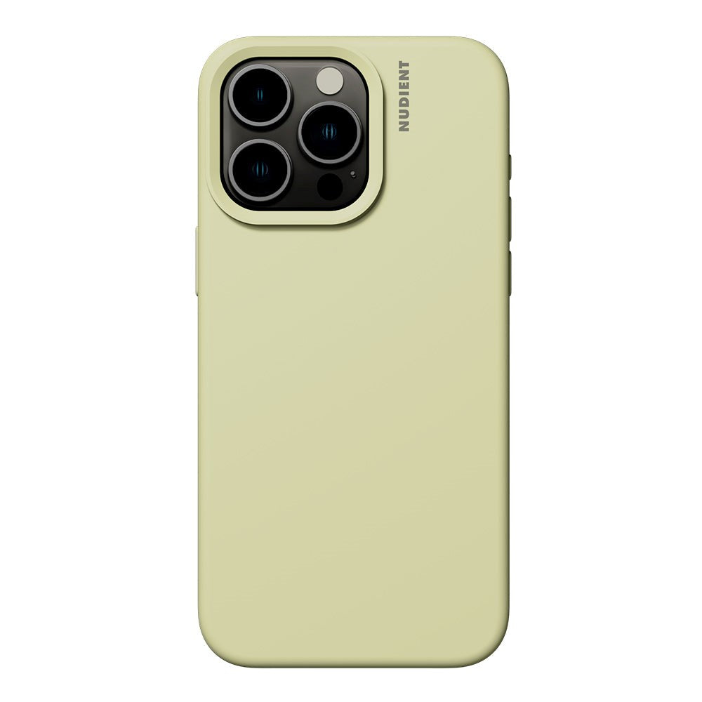 Nudient iPhone 15 Pro Base Silicone Cover - Pale Yellow