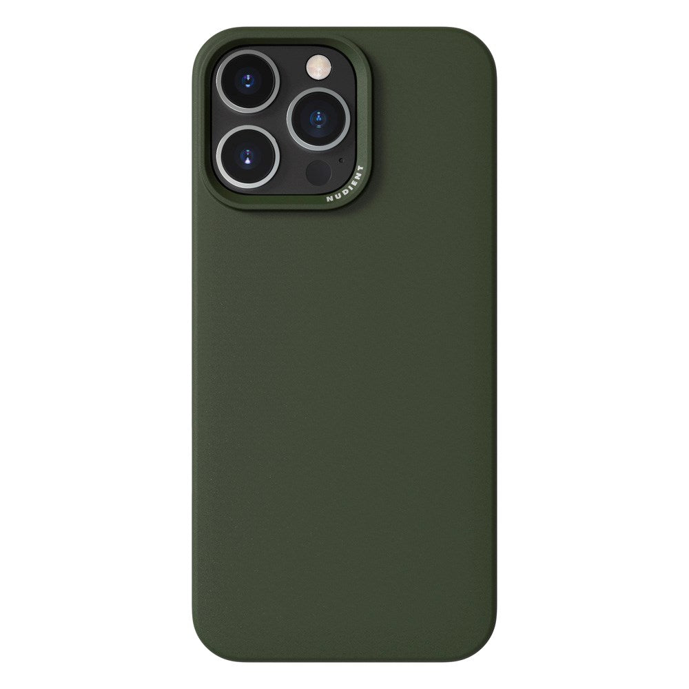 iPhone 16 Pro Max Nudient Thin Case Bagside Cover - MagSafe Kompatibel - Pine Green