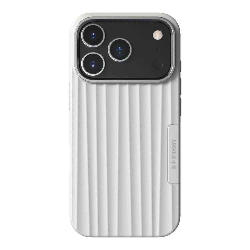 iPhone 18 Pro / 17 Pro Nudient Bold Case Mobilcover - MagSafe Kompatibel - Chalk White