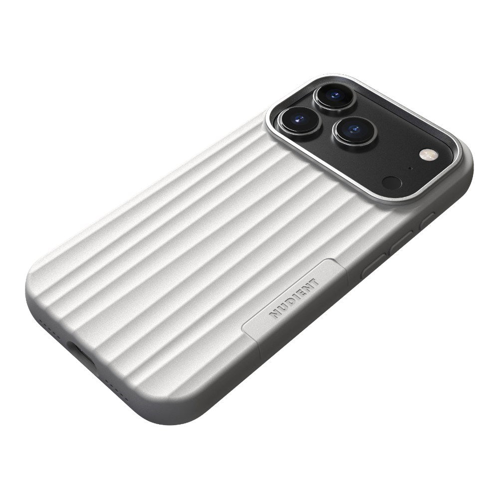 iPhone 18 Pro / 17 Pro Nudient Bold Case Mobilcover - MagSafe Kompatibel - Chalk White