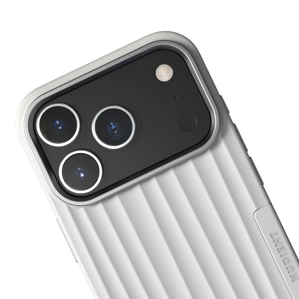 iPhone 18 Pro / 17 Pro Nudient Bold Case Mobilcover - MagSafe Kompatibel - Chalk White