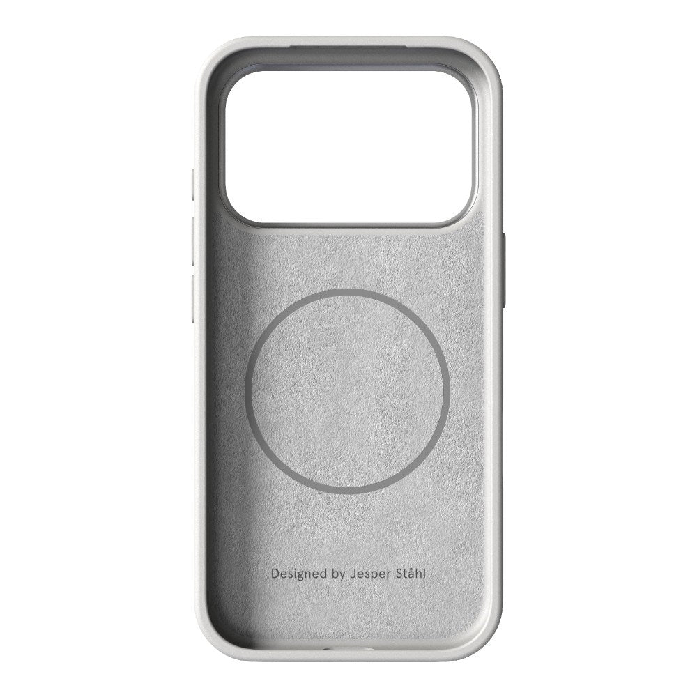 iPhone 18 Pro / 17 Pro Nudient Bold Case Mobilcover - MagSafe Kompatibel - Chalk White