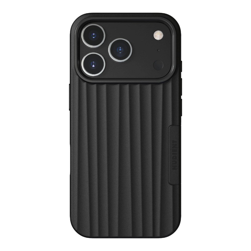 iPhone 18 Pro / 17 Pro Nudient Bold Case Mobilcover - MagSafe Kompatibel - Charcoal Black