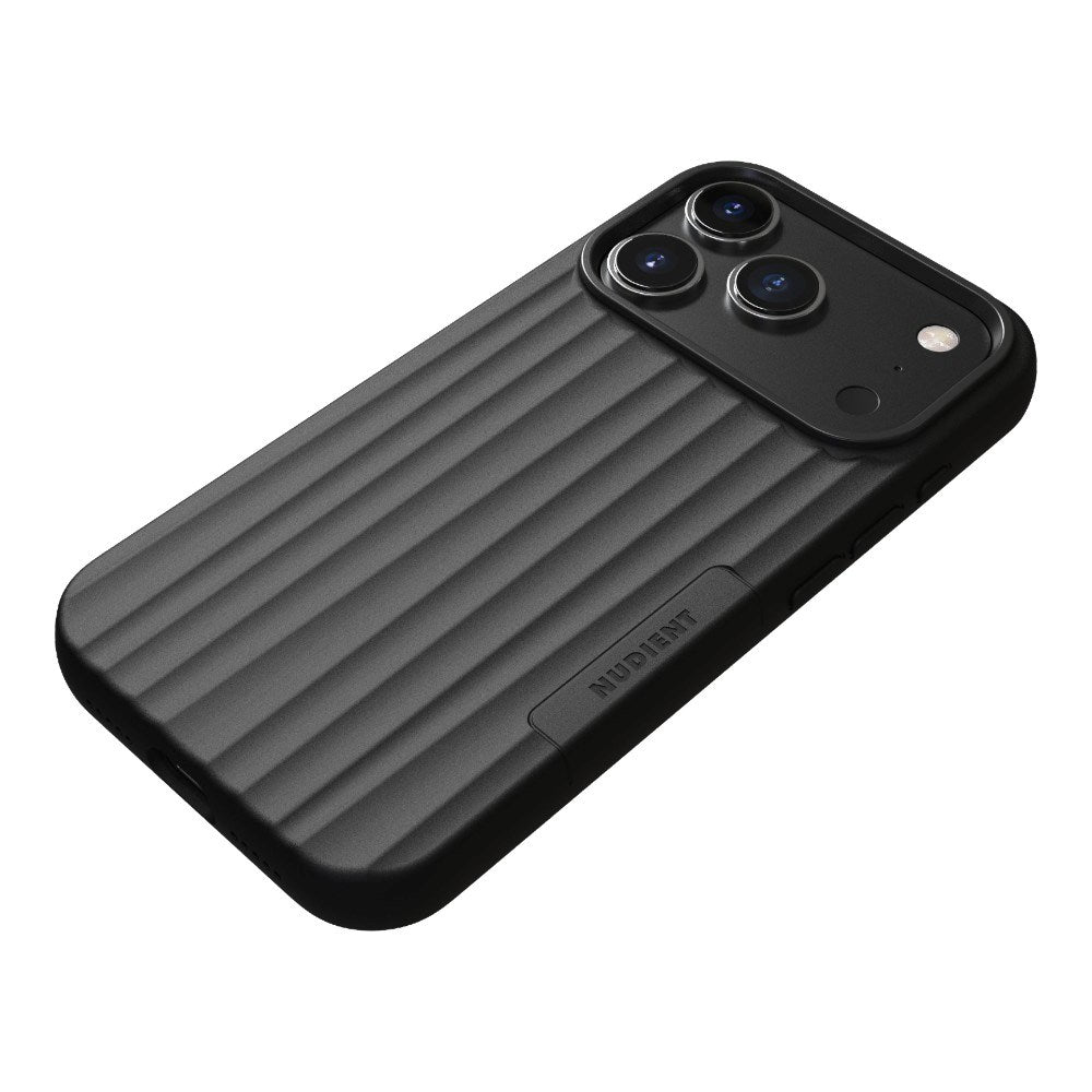 iPhone 18 Pro / 17 Pro Nudient Bold Case Mobilcover - MagSafe Kompatibel - Charcoal Black