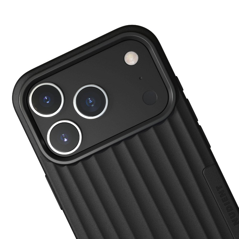 iPhone 18 Pro / 17 Pro Nudient Bold Case Mobilcover - MagSafe Kompatibel - Charcoal Black