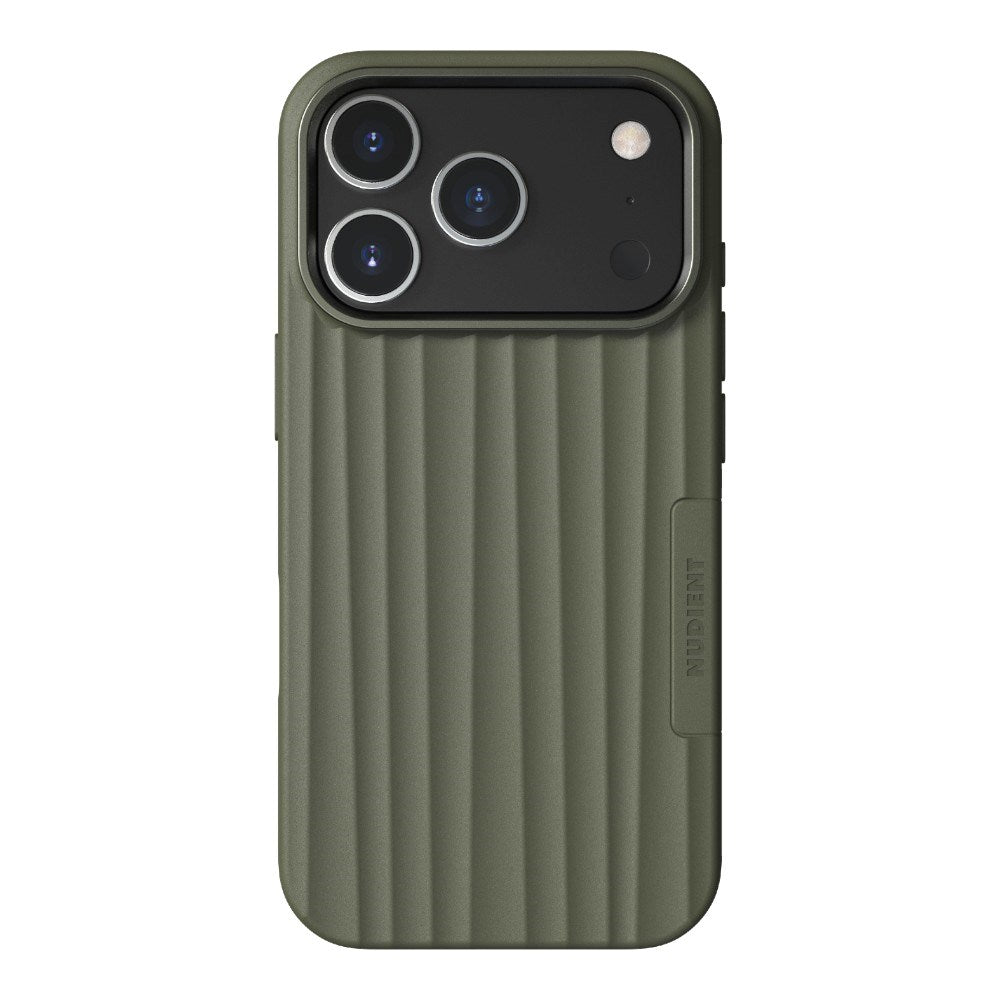 iPhone 18 Pro / 17 Pro Nudient Bold Case Mobilcover - MagSafe Kompatibel - Olive Green