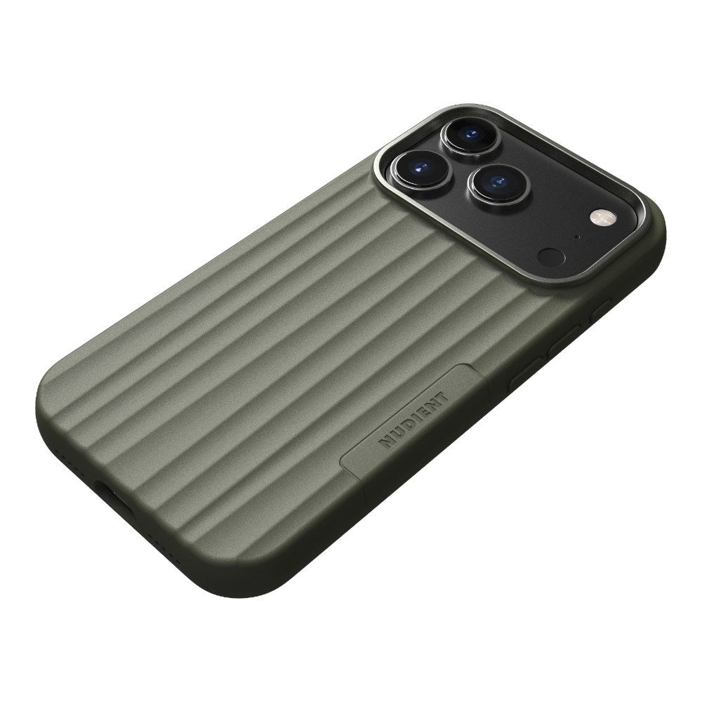 iPhone 18 Pro / 17 Pro Nudient Bold Case Mobilcover - MagSafe Kompatibel - Olive Green