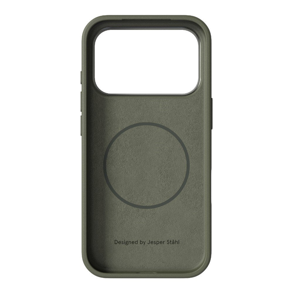 iPhone 18 Pro / 17 Pro Nudient Bold Case Mobilcover - MagSafe Kompatibel - Olive Green