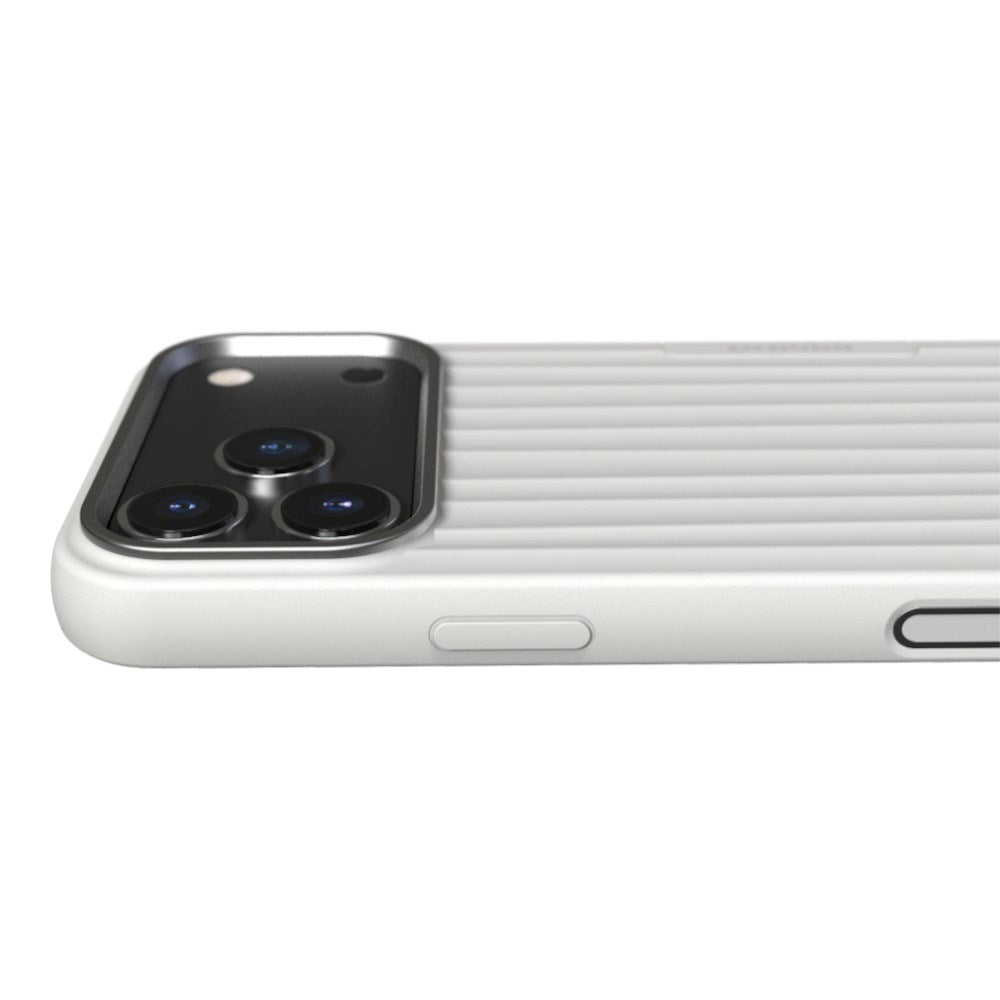 iPhone 18 Pro Max / 17 Pro Max Nudient Bold Case Mobilcover - MagSafe Kompatibel - Chalk White