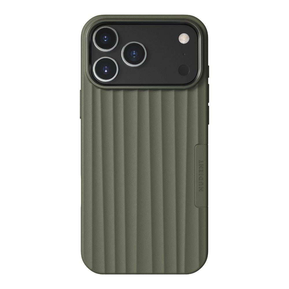 iPhone 18 Pro Max / 17 Pro Max Nudient Bold Case Mobilcover - MagSafe Kompatibel - Olive Green