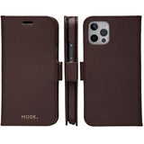 Dbramante1928 iPhone 12/12 Pro New York 2-i-en Læder Flipcover - Brun