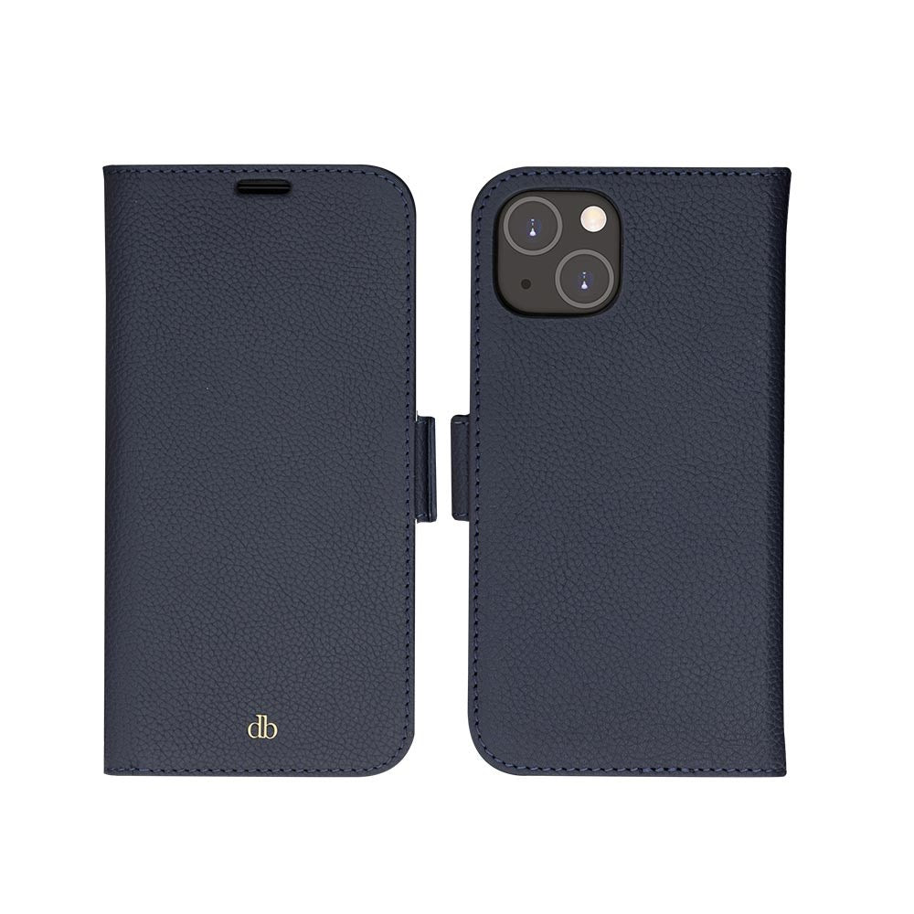 Dbramante1928 iPhone 14 New York 2-i-en Læder Flipcover - Blå