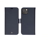 Dbramante1928 iPhone 14 New York 2-i-en Læder Flipcover - Blå