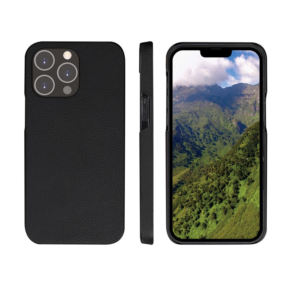 iPhone 14 Pro Max - dbramante1928 New York 2-i-1 Ægte Læder Flip Cover - Night Black