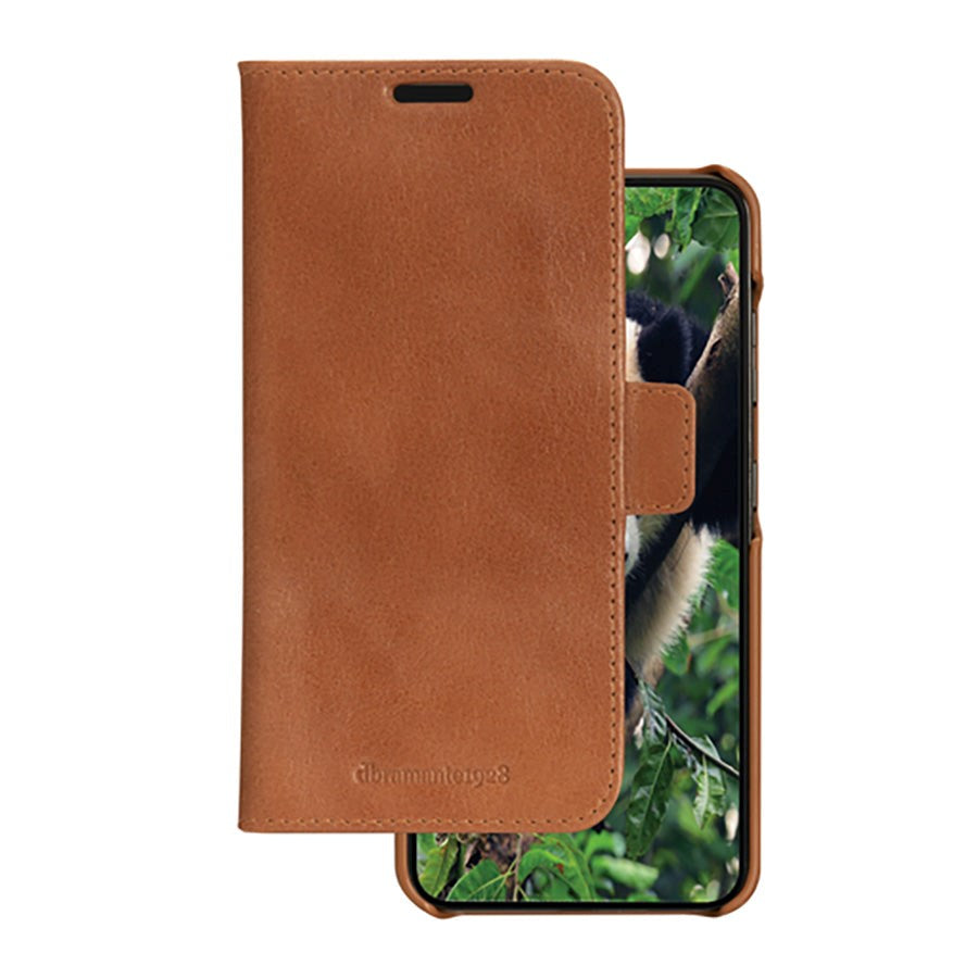 Samsung Galaxy S23 dbramante1928 Lynge Ægte Læder Magnet Flip Cover - Tan