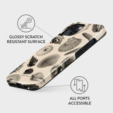 Burga iPhone 13 Tough Fashion Cover - Shell Mosaic