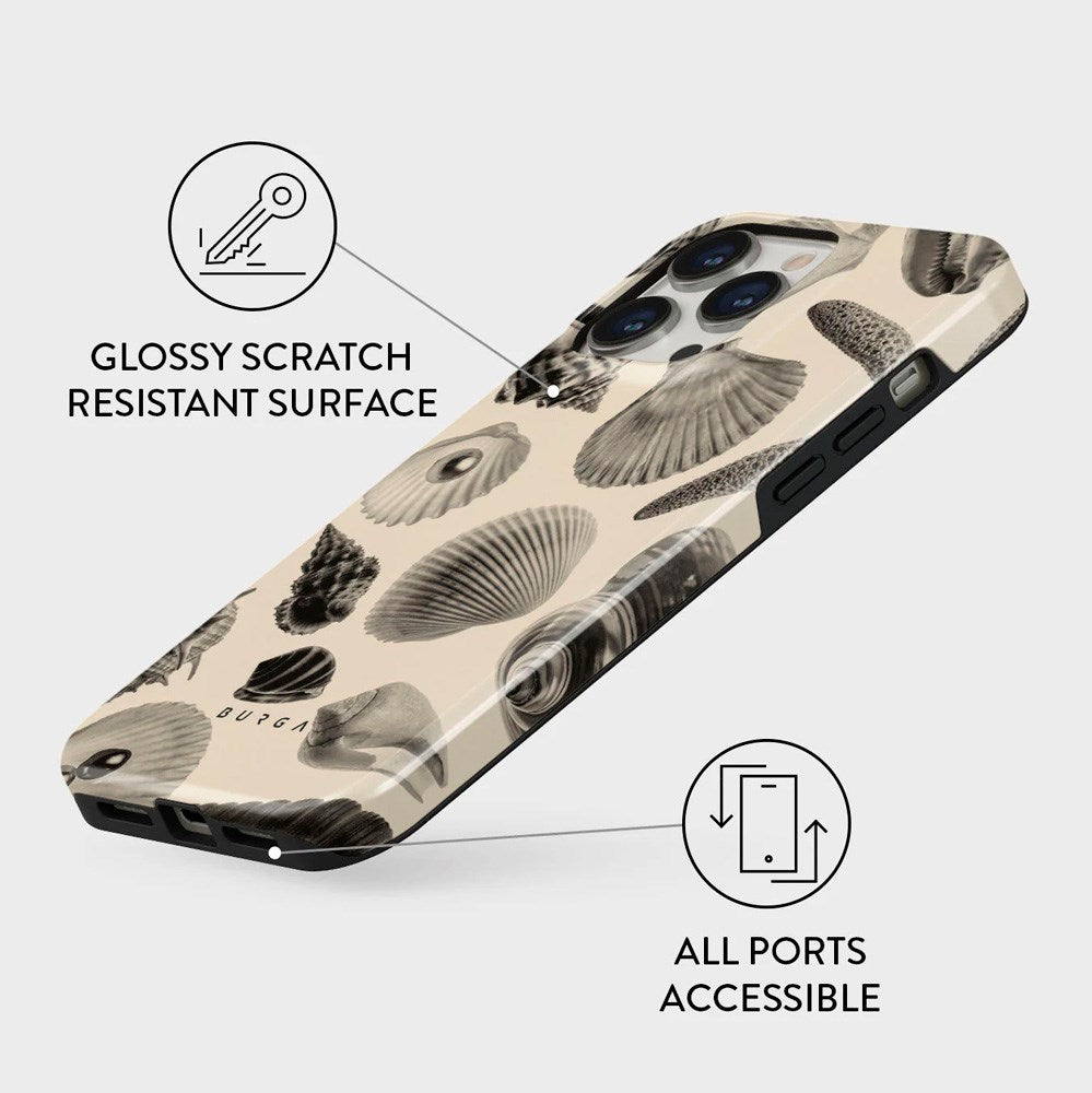 Burga iPhone 13 Pro Tough Fashion Cover - Shell Mosaic