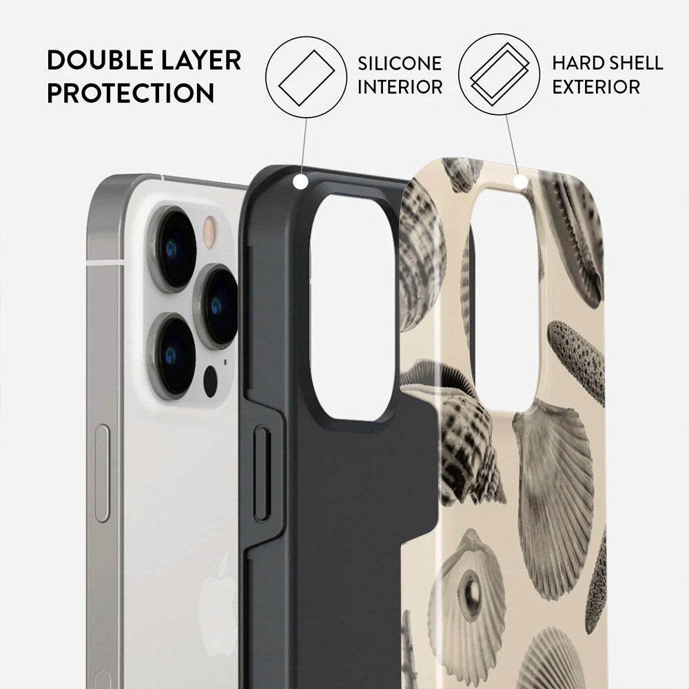 Burga iPhone 14 Pro Tough Fashion Cover - Shell Mosaic