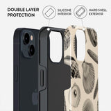 Burga iPhone 15 Tough Fashion Cover - Shell Mosaic